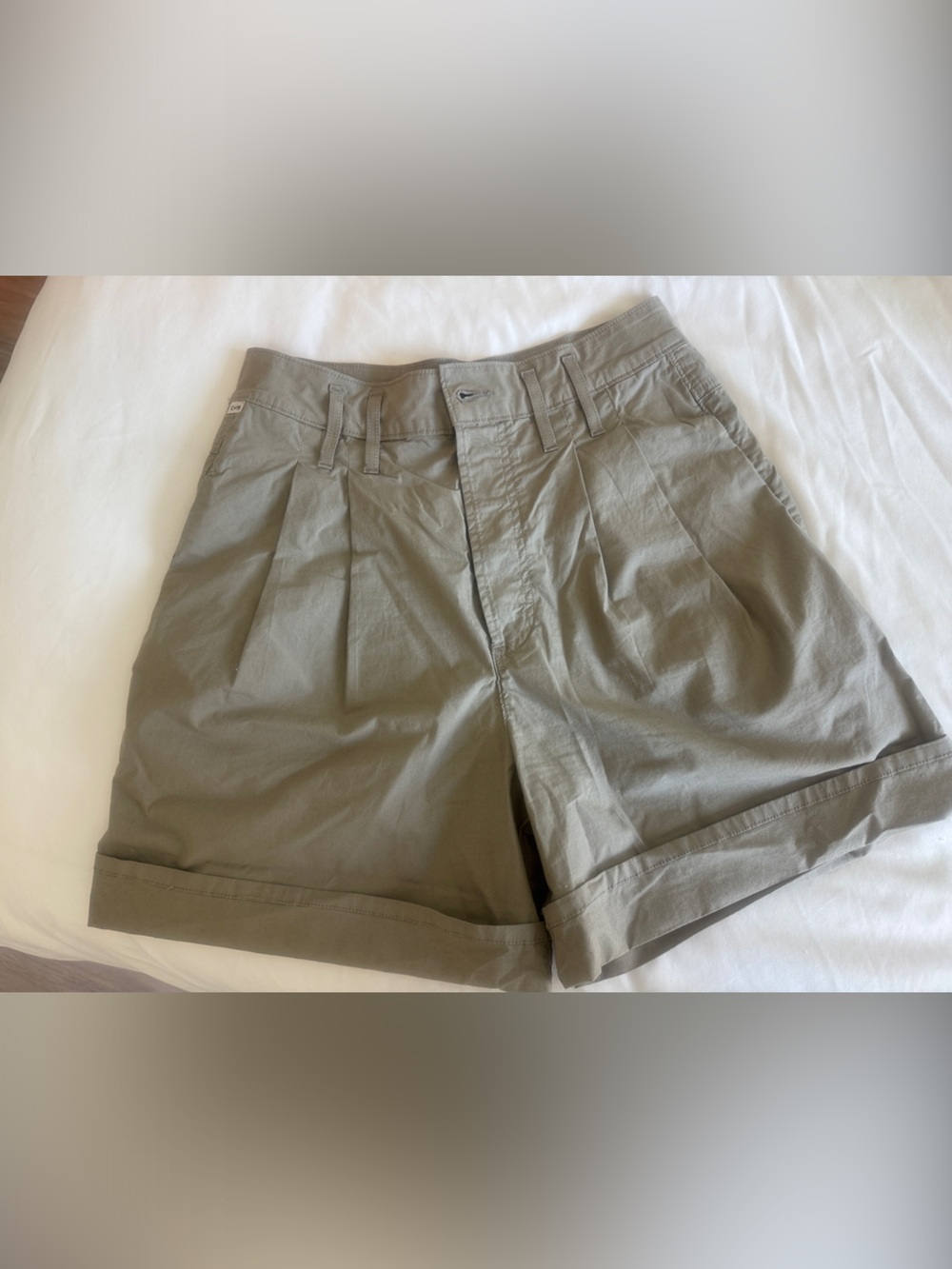 Women’s Olive Green Casual Shorts